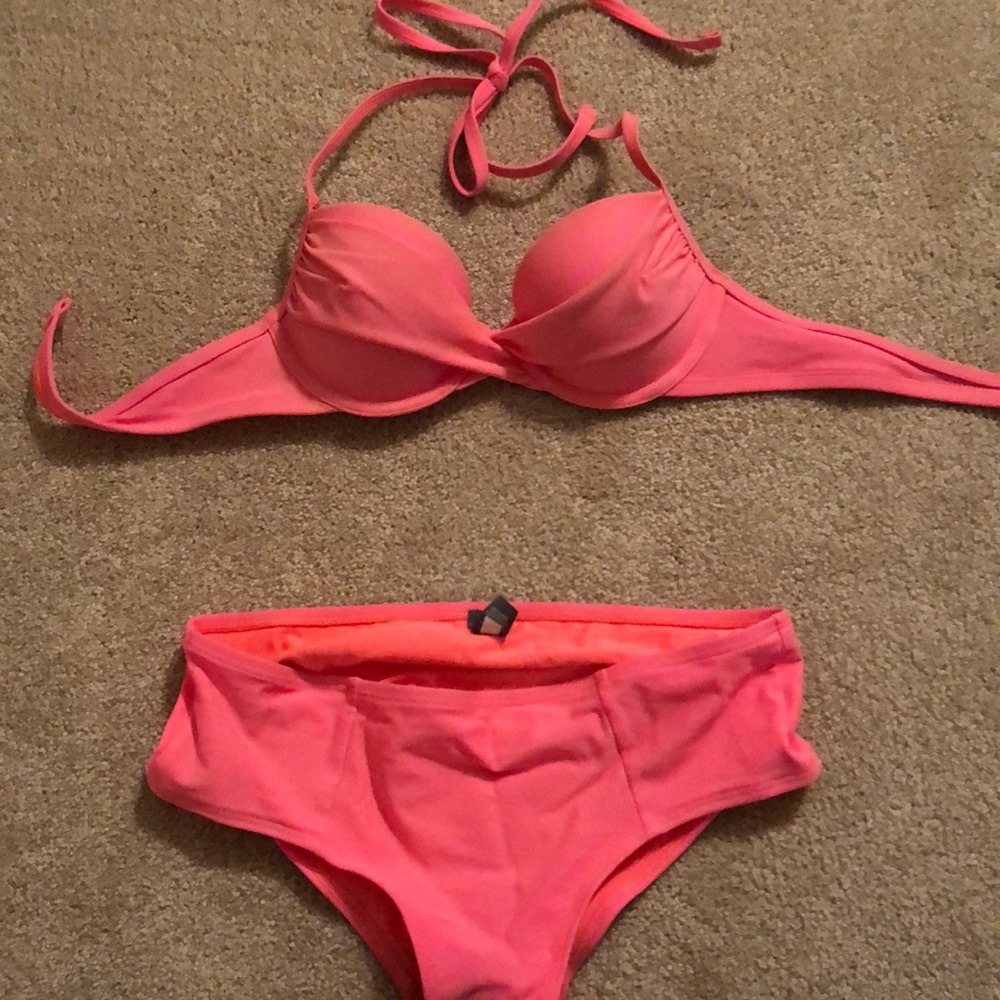 Bright Peach Aerie Swimsuit